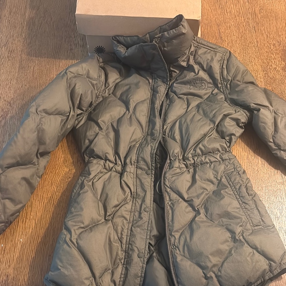 The North Face Dark Green Quilted Jacket